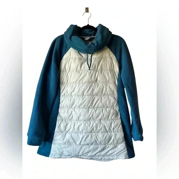 Lands' End Jackets & Blazers - Lands End Insulated Hybrid Fleece Pullover 1X